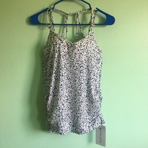 Athleta Aqualuxe Confetti Tankini Tank